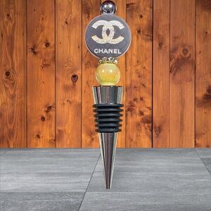 Handmade boujee beaded wine stopper